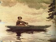 Winslow Homer Boating people oil on canvas